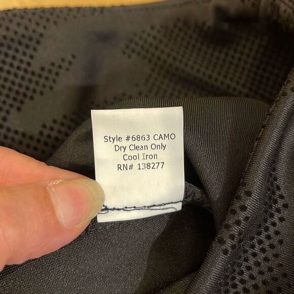 Estelle and Finn Womens Camouflage Stretch Mid Rise Leggings‎ Black Gray Medium - Picture 7 of 10